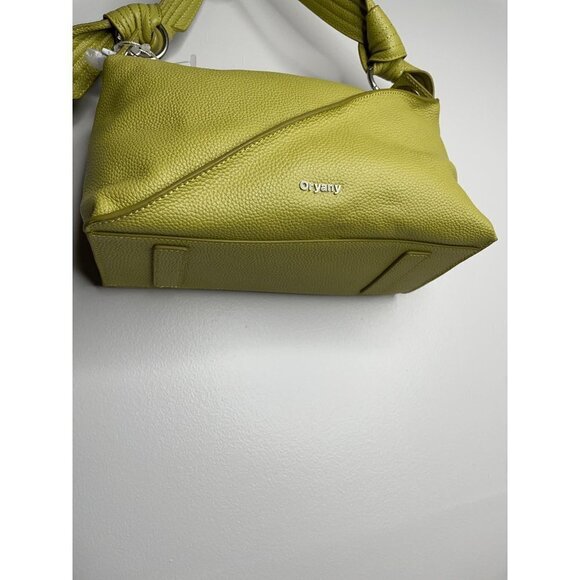 Oryany Selena Lyon Leather Clutch Tote Zipper Sweet Green NEW - Picture 5 of 8